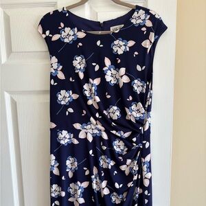 Eliza J Floral  Navy Dress size 14